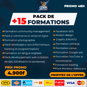 Pack Ultime de Formations Digitales : Web, Graphisme, Marketing, Trading, Langues, Hacking et plus !